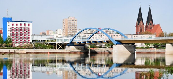  Frankfurt (Oder): Brücke über die Oder
